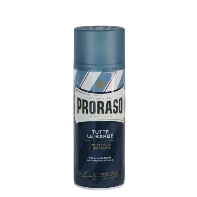 Mousse de rasage Proraso bleue 
